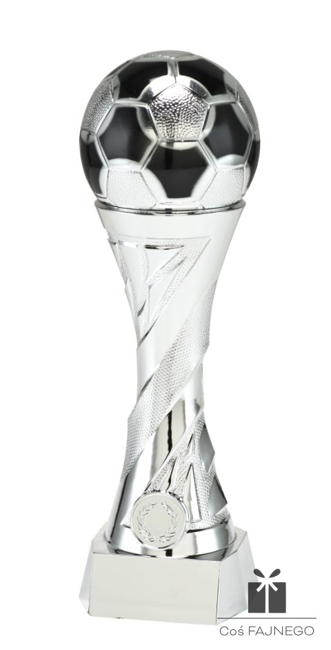 Statuetka / Piłka nożna / Srebrny / 85x270 mm
